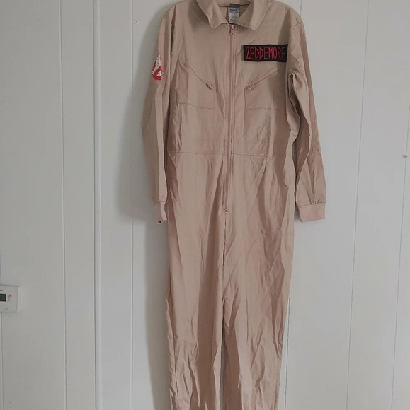 Spirit Ghostbusters “Zeddemore” Jumpsuit Coverall's Overalls Adult Size M - Picture 1 of 7